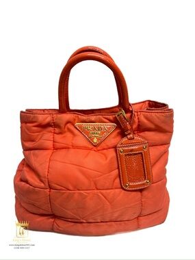 Prada quilted Tessuto Nylon 2 way bag